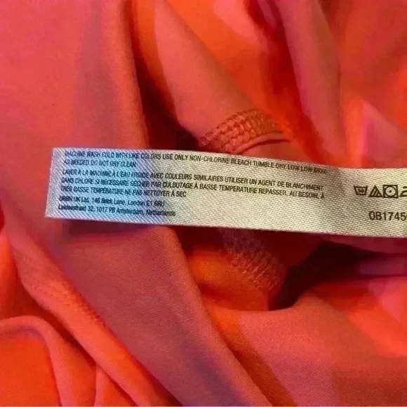 Free People Movement Flare‎ Leggings XSMALL Coral Athletic Athleisure *Flaw - Picture 7 of 9